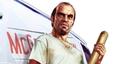 3D character holding a baseball bat - Trevor Philips (GTA V)