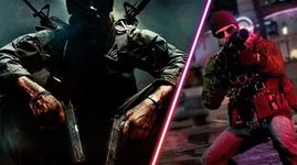 Screenshot of Call of Duty Black Ops player holding pistol and Adler firing grenade launcher